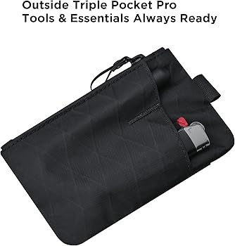 Amazon.com: ALPAKA Zip Pouch Pro Black X-Pac VX21 - Minimalism